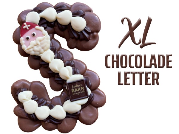 Chocoladeletter XL 300 gram