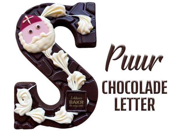 Chocoladeletter Puur