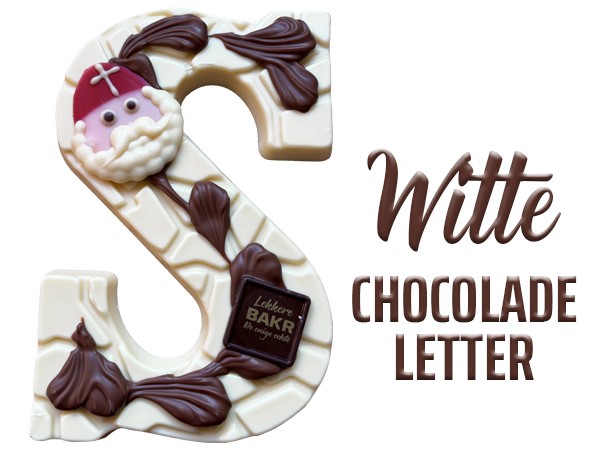 Chocoladeletter Wit